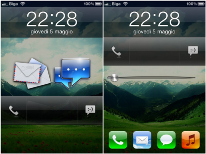 SlideAway, una lockscreen in stile Android [Presto su Cydia]