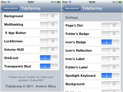 TidySpring, un tweak per “ripulire” la Home del vostro iPhone [Cydia]