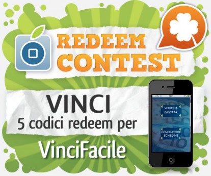CONTEST: vinci 5 codici redeem per VinciFacile [VINCITORI]