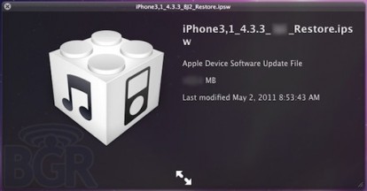 BGR: iOS 4.3.3 verrà rilasciato nelle prossime due settimane