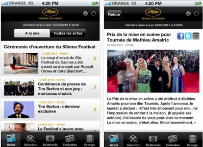 Festival di Cannes, l’app ufficiale su App Store