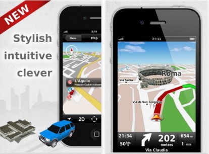 Nuova app di navigazione satellitare intelligente per iPhone: Dynavix