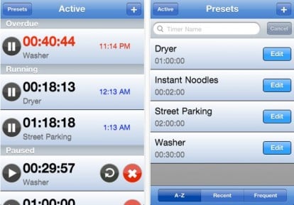 Elapsed, timer gratuito per iPhone