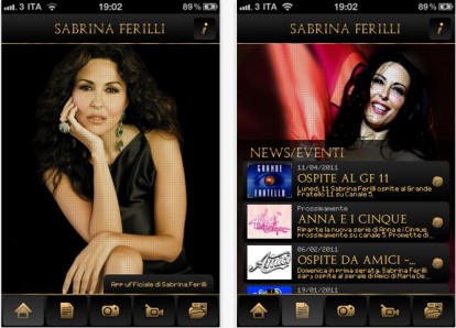 L’app ufficiale di Sabrina Ferilli è disponibile su App Store