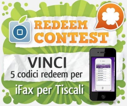 CONTEST: vinci 5 codici redeem per iFax per Tiscali [VINCITORI]