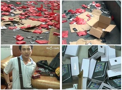 Vende iPhone contraffatti e li butta dal diciottesimo piano per sfuggire alla polizia