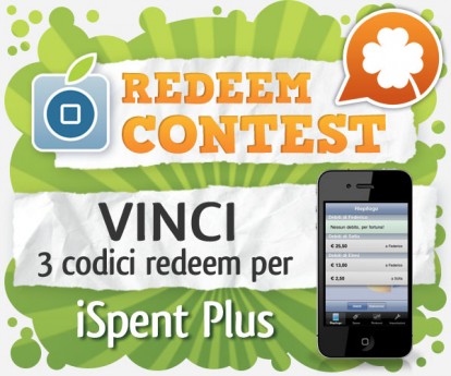 CONTEST: vinci 3 codici redeem per iSpent Plus [VINCITORI]