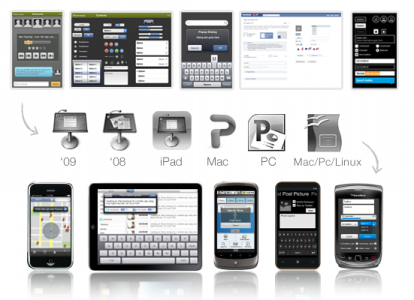 Keynotopia.com, tanti mockup per le applicazioni iPhone