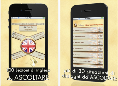 Disponibile in App Store la versione LITE di 100 Lezioni: Inglese da ascoltare