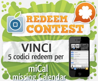 CONTEST: vinci 5 codici redeem per miCal – missing Calendar [VINCITORI]