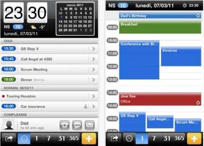 Corposo aggiornamento per miCal, l’ottimo calendario per iPhone