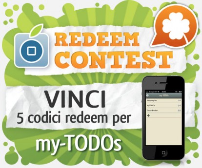 CONTEST: vinci 4 codici redeem per my-TODOs [VINCITORI]