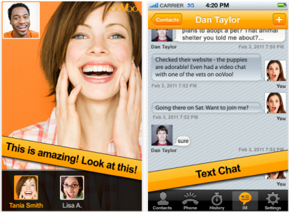ooVoo Mobile: video chat multiple, chat IM e chiamate in un’unico client gratuito per iPhone