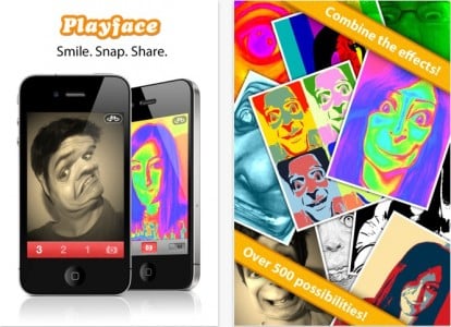 Playface, il Photo Booth per iPhone ed iPod Touch