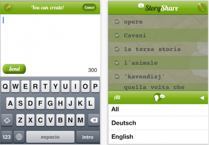 StoryShare: l’applicazione si social writing