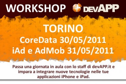 30 e 31 maggio, iPhoneItalia prende parte al workshop di devAPP. Voi?
