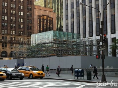 Il Cubo Apple a New York: ecco lo stato dei lavori