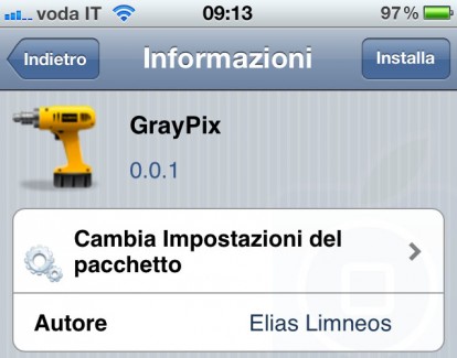GrayPix, il primo tweak di Elias Limneos per TweakWeek [Cydia]