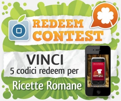 CONTEST: vinci 5 codici redeem per Ricette Romane [VINCITORI]