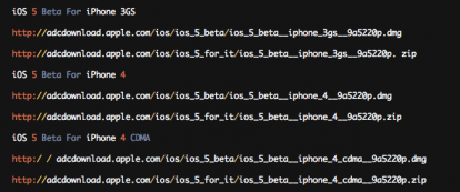 iOS 5: già scoperti i link per il download e i dispositivi compatibili!