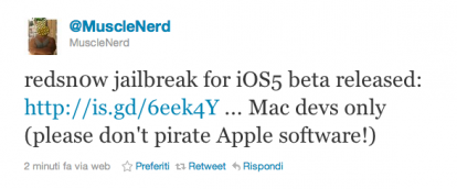 Il Dev-Team rilascia Redsn0w per eseguire il jailbreak tethered di iOS 5 beta!