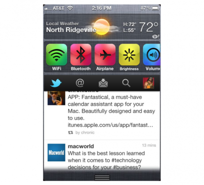 WeeTwitter, un nuovo Widget per iOS 5 che integra Twitter nel Centro Notifiche [AGGIORNATO]