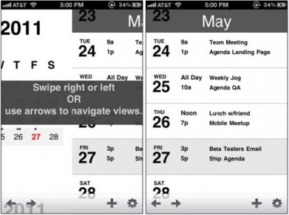 Agenda, un calendario per iPhone su cui annotare i tuoi impegni
