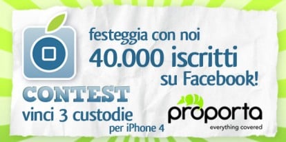 Festeggia con noi 40.000 iscritti su Facebook e vinci 3 custodie Proporta [VINCITORI]