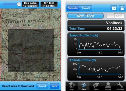 Gaia GPS, il tracking GPS su iPhone