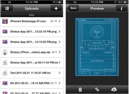 Stratus, li client gratuito CloudApp per iPhone