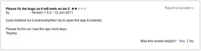 iOS 5 beta provoca crash delle app e le recensioni negative fioccano su App Store