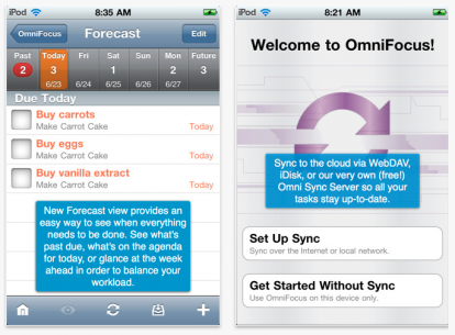 Nuovo update per OmniFocus for iPhone