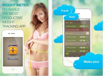 Pesometro, registra il tuo peso su iPhone