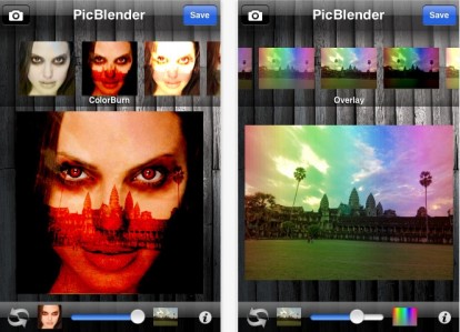 PicBlender, crea foto sorprendenti fondendo due immagini differenti con il tuo iPhone