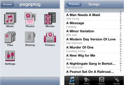 Pogoplug Software, un comodo servizio per ascoltare musica e visualizzare video in streaming sul vostro iPhone