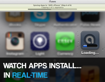 iOS 5 beta 2: l’avanzamento dell’installazione di un’app compare anche su iTunes