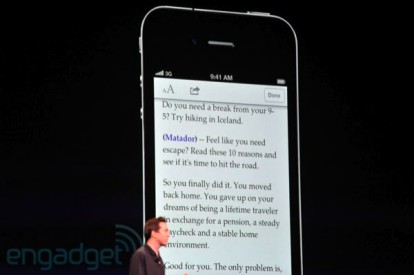 WWDC2001: Twitter e Safari Reader in iOS 5