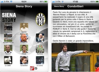 Siena Calcio Story disponibile su App store