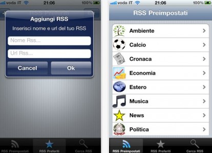 SmartRSS, un semplice lettore di Feed RSS