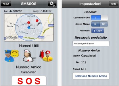 SMS SOS disponibile in offerta gratuita