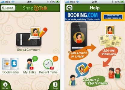 Snap2Talk, un nuovo social network sul vostro iPhone