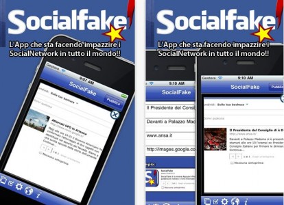 SocialFake, l’app per fare scherzi su Facebook