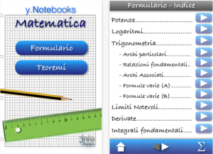 y.Notebooks – Matematica, un’app di matematica per tutti gli studenti