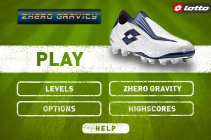 Lotto Football ZheroGravity: un gioco gratuito by Lotto