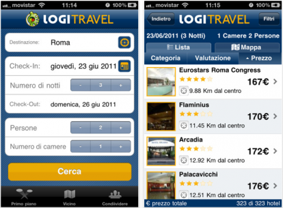 LogiHotel, l’applicazione di Logitravel per prenotare il proprio hotel