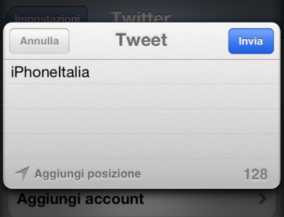 MultiTwitter, il tweak per pubblicare aggiornamenti di stato su Twitter da qualsiasi schermata di iOS 5 [Cydia]