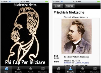 iNietzscheNotes: Nietzsche sul tuo iPhone