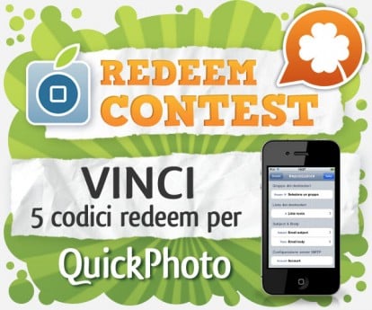 CONTEST: vinci 5 codici redeem per QuickPhoto [VINCITORI]