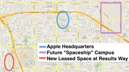 Apple affitta un nuovo campus a Cupertino