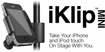 iKlip Mini, lo stand da microfono per iPhone e iPod Touch